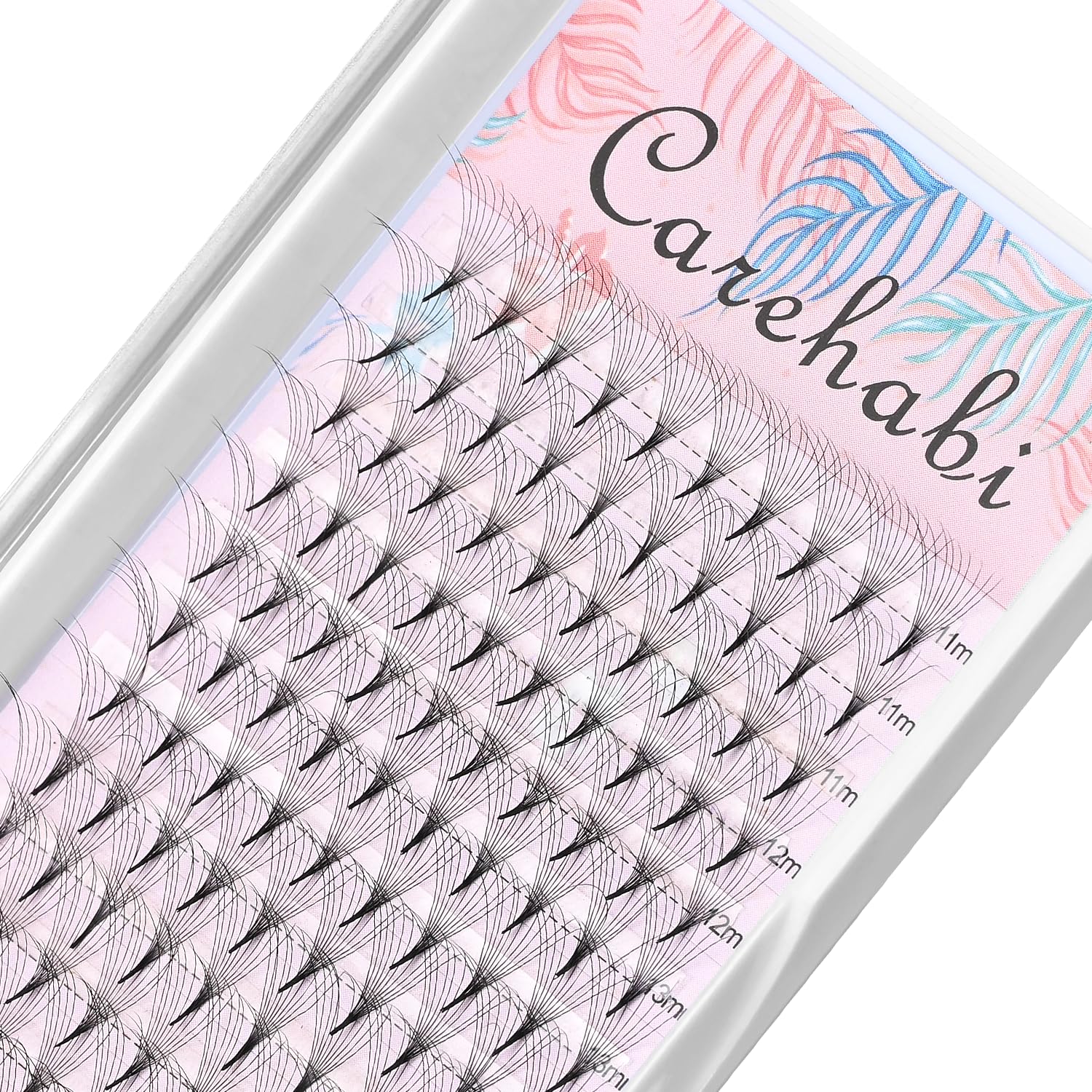 160 pezzi Ciglia Arricciate a Grappolo, Ciglia Singole a Ciuffetti,Ciglia a Grappolo, D-Curl Naturale per Trucco Occhi con Estensione Ciglia DIY, Con Spedizione di una Pinzetta Elegante